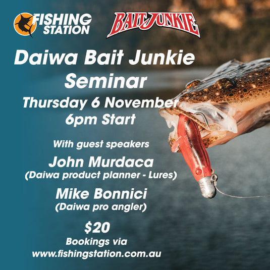 Daiwa Bait Junkie Seminar  - 6 Nov 2025