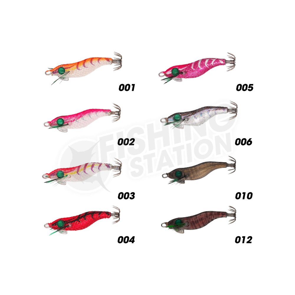 Yamashita Naory RH Squid Jig 2.2B – 8 G, Vitesse 2,2-2,7 S/m, Revêtement WARM JACKET Et Glow (B01)
