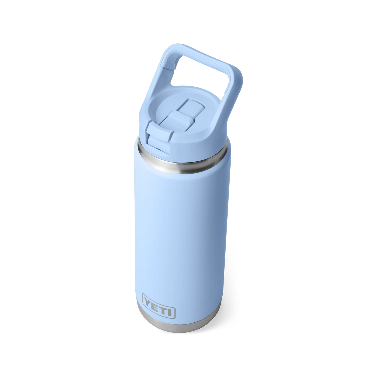 Yeti Rambler 26oz (769ml) Reuseable Bottle with Straw Cap-Drinkware-Yeti-Big Sky Blue-Fishing Station