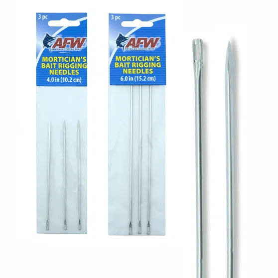 AFW Mortician's Bait Rigging Needles-Terminal Tackle - Rigging-AFW-10.2cm/4inch-Fishing Station