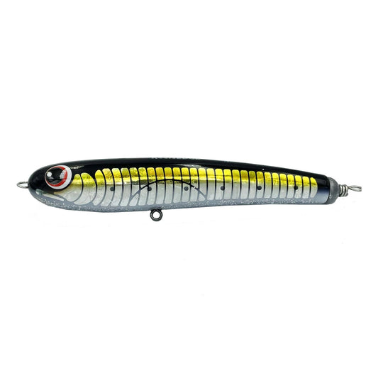 ASWB ReefsEDGE Dropoff Floating Stickbait M Series-Lure - Poppers, Stickbaits & Pencils-ASWB-Black Pilly-Fishing Station