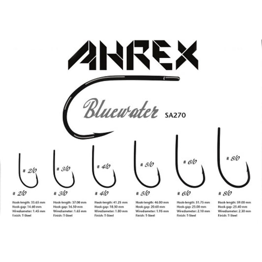 Ahrex SA 270 Bluewater Hook-Hooks - Fly-Ahrex-Size 2/0 - (10pc)-Fishing Station