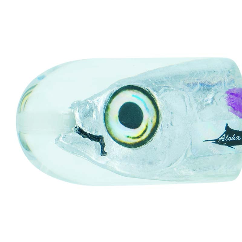 Aloha 9" Magic Malolo-Lure - Skirted Trolling-Aloha Lures-Clear-Fishing Station