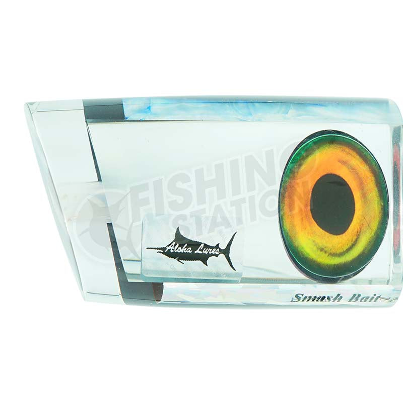 Aloha Large Smash Bait-Lure - Skirted Trolling-Aloha Lures-Clear Head-Fishing Station