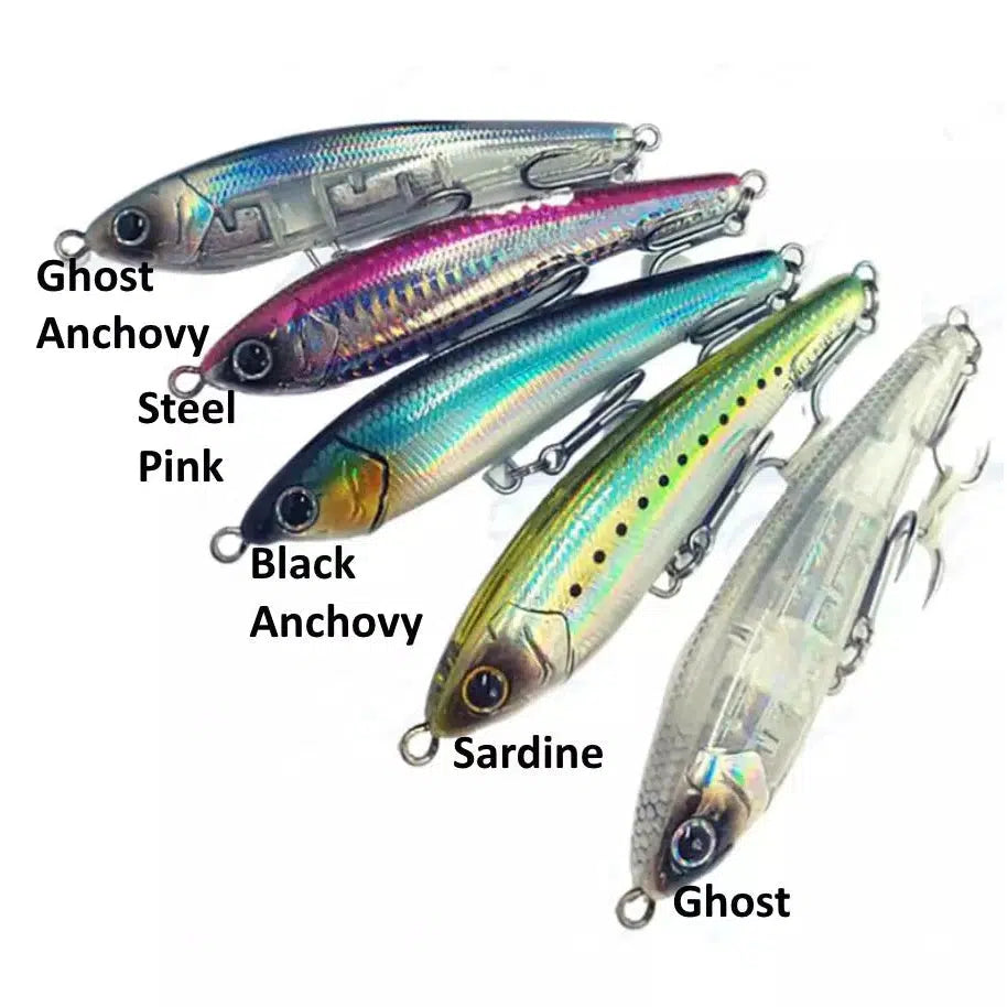 Amegari Flavie 110 Sinking Stickbait-Lure - Poppers, Stickbaits & Pencils-Amegari-Ghost-110mm-Fishing Station