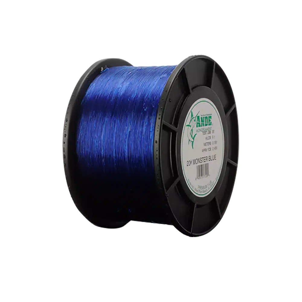 Ande Monster Monofilament Line-Line - Mono-Ande-Blue-20lb (1200yd)-Fishing Station