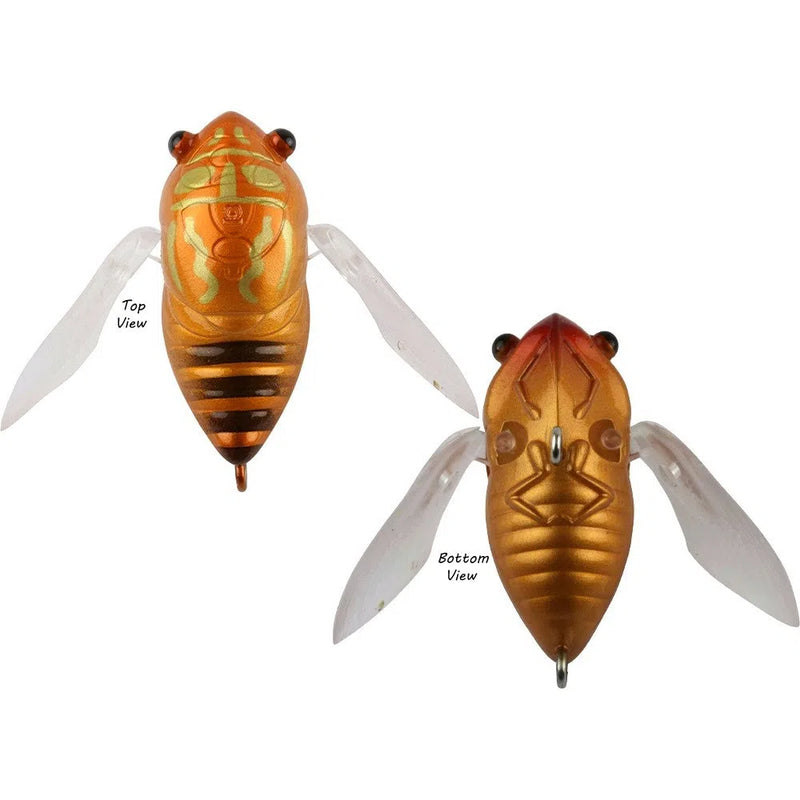 Load image into Gallery viewer, Atomic Hardz Cicada-Lure - Small Surface-Atomic-Brown Cicada-35-Fishing Station

