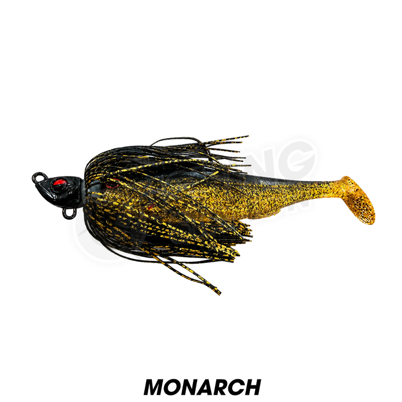 Load image into Gallery viewer, Spinwright Lures 1/2oz Beast Swim Jig Irukandji 5" (no treble)

