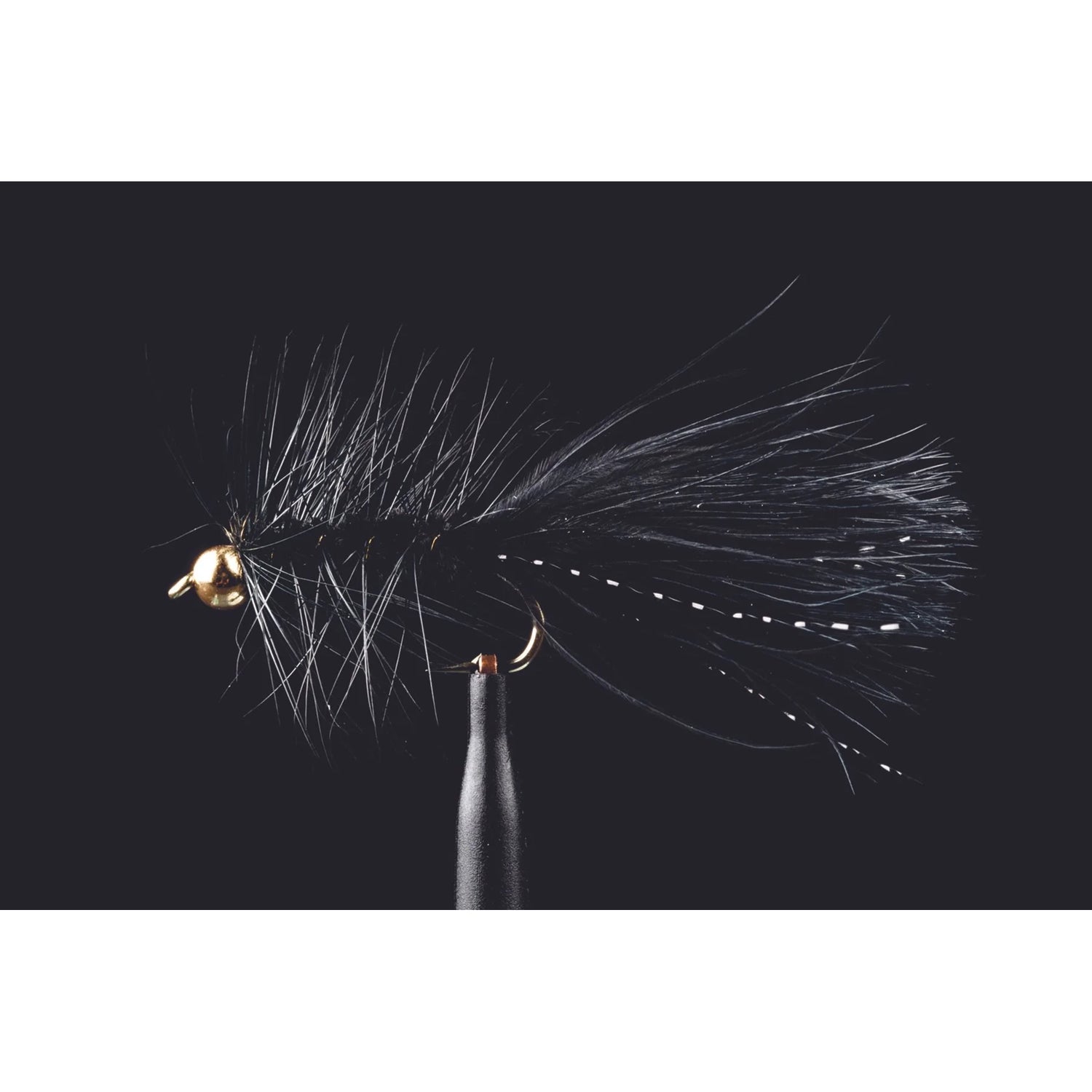 BH Woolly Bugger Freshwater Fly-Lure - Freshwater Fly-Manic Tackle Project-Black-#8-Fishing Station