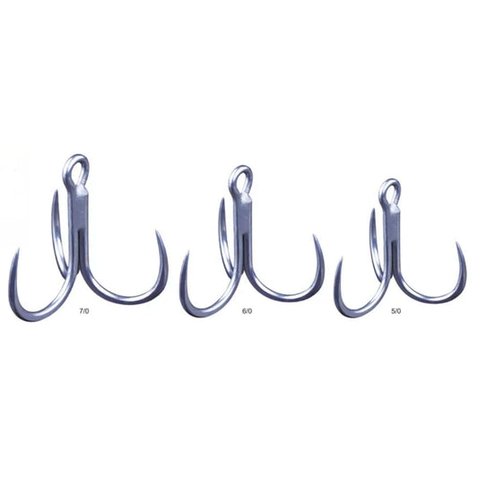 BKK 6071 BL-7X-HG GT Rex Treble Barbless Hook-Hooks - Treble-BKK-Size 5/0-Fishing Station