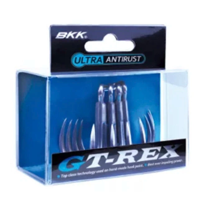 Load image into Gallery viewer, BKK 6071 BL-7X-HG GT Rex Treble Barbless Hook-Hooks - Treble-BKK-Size 5/0-Fishing Station
