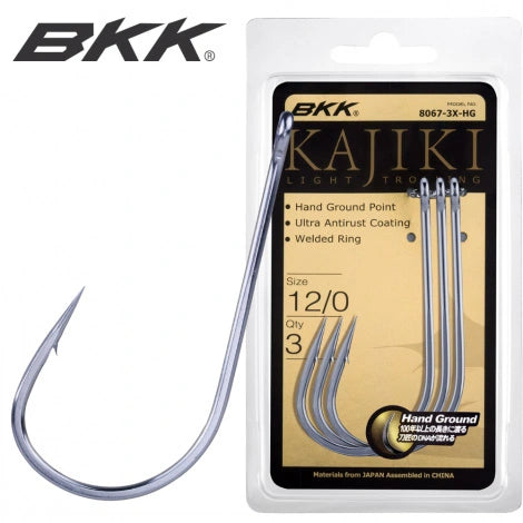 BKK 8067-3X-HG Kajiki Offshore Game Light Trolling Hook-Hooks - Game Fishing-BKK-Size 6/0-Fishing Station