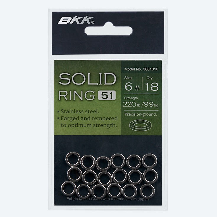 BKK Solid Ring-Terminal Tackle - Split & Solid Rings-BKK-#3-Fishing Station