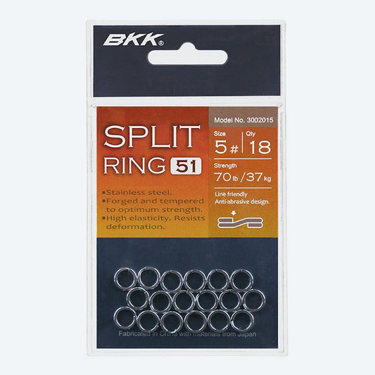 BKK Split Ring 51-Terminal Tackle - Split & Solid Rings-BKK-#1-Fishing Station
