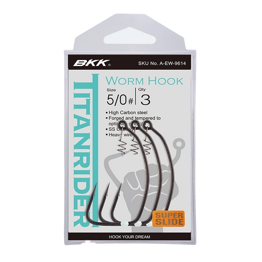 BKK Titan Rider Worm Hooks-Hooks-BKK-2/0 (5pc)-Fishing Station