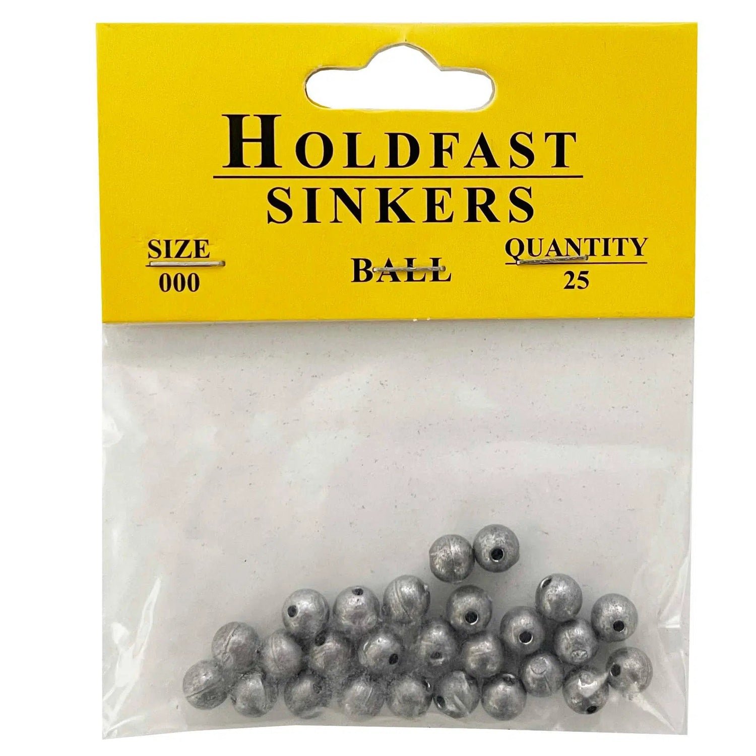 Ball Sinkers Size 000 25pack – Fishing Station