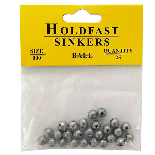 Ball Sinkers Size 000 25pack-Terminal Tackle - Sinkers-Haverford-Fishing Station