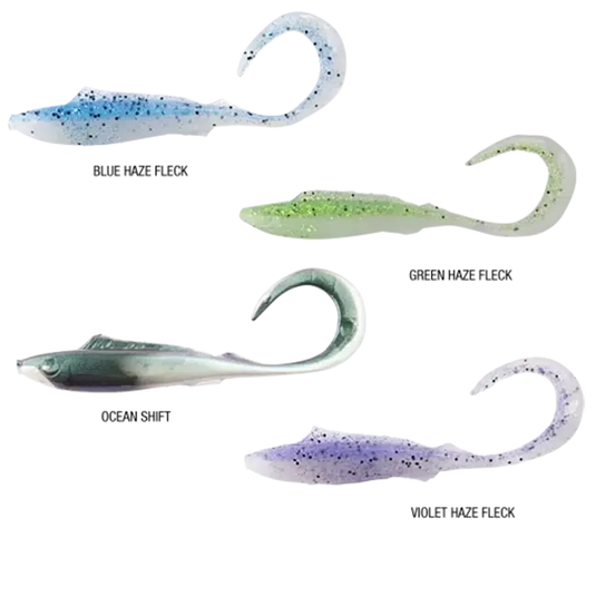 Berkley Gulp Nemesis-Lure - Soft Plastic-Berkley-5”-Green Haze Fleck-Fishing Station
