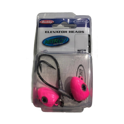 Berkley Nitro Elevator Bomb Jighead-Hooks - Jigheads-Berkley-4oz-#5/0-Lumo Pink-Fishing Station