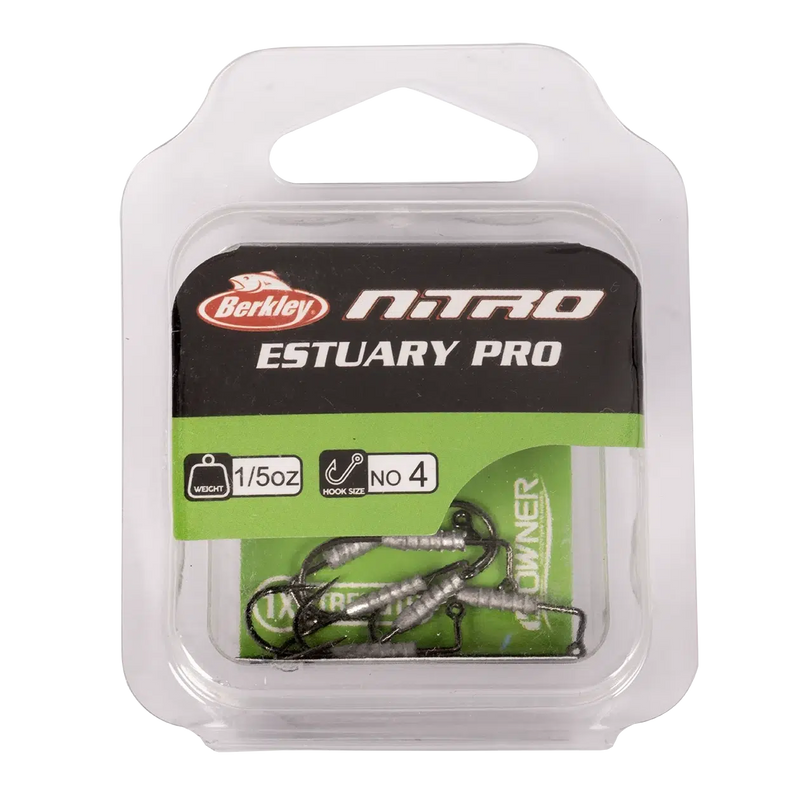 Load image into Gallery viewer, Berkley Nitro Estuary Pro Jighead-Hooks - Jigheads-Berkley-1/32OZ-4-Fishing Station

