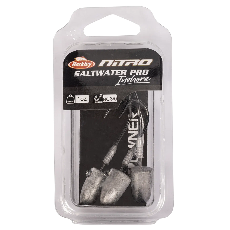 Load image into Gallery viewer, Berkley Nitro Saltwater Pro Inshore Jigheads-Hooks - Jigheads-Berkley-1/8OZ-1/0-Fishing Station
