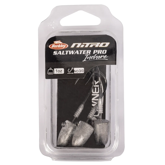 Berkley Nitro Saltwater Pro Inshore Jigheads-Hooks - Jigheads-Berkley-1/8OZ-1/0-Fishing Station