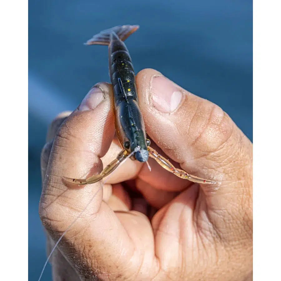Berkley Powerbait Power Shrimp Soft Plastic Pack-Lure - Soft Plastic-Berkley-4" (4pc)-Pink Glitter-Fishing Station