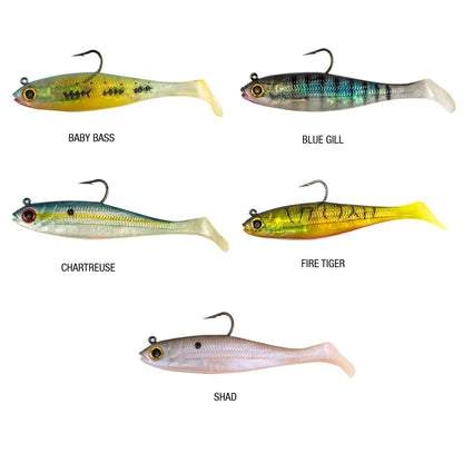 Berkley Powerbait Pre-Rigged Swim Shad-Lure - Soft Plastic-Berkley-6"-Shad-Fishing Station