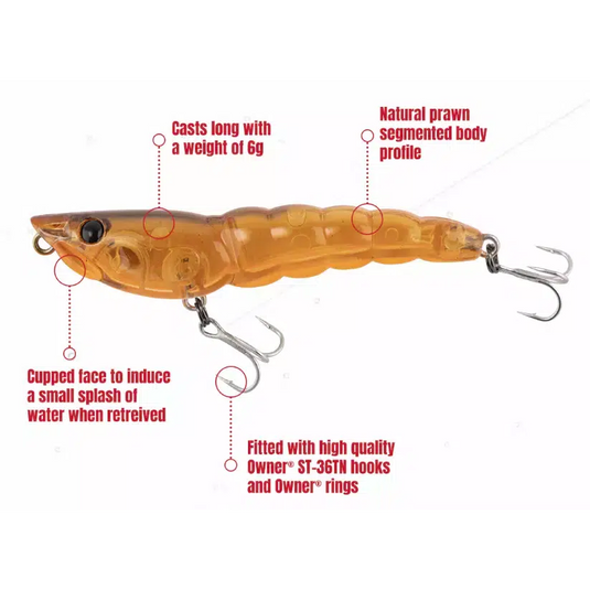 Berkley Pro-Tech Prawn Walker-Lure - Small Surface-Berkley-75mm-Blue Tail-Fishing Station