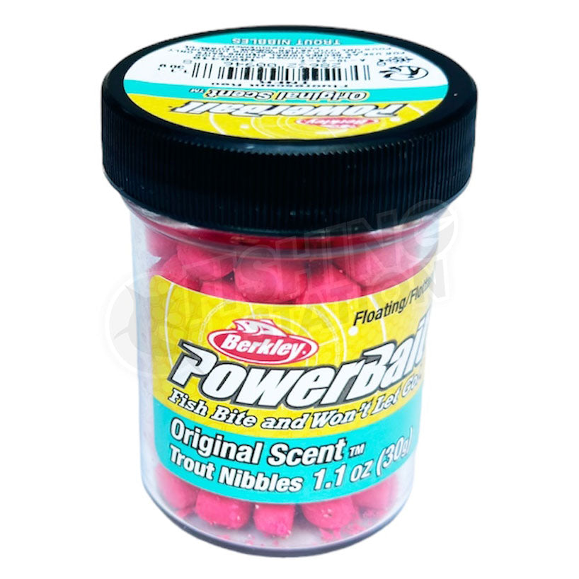 Berkley PowerBait Trout Nibbles-Fish Attractants & Scents-Berkley-Fluorescent Red-Fishing Station