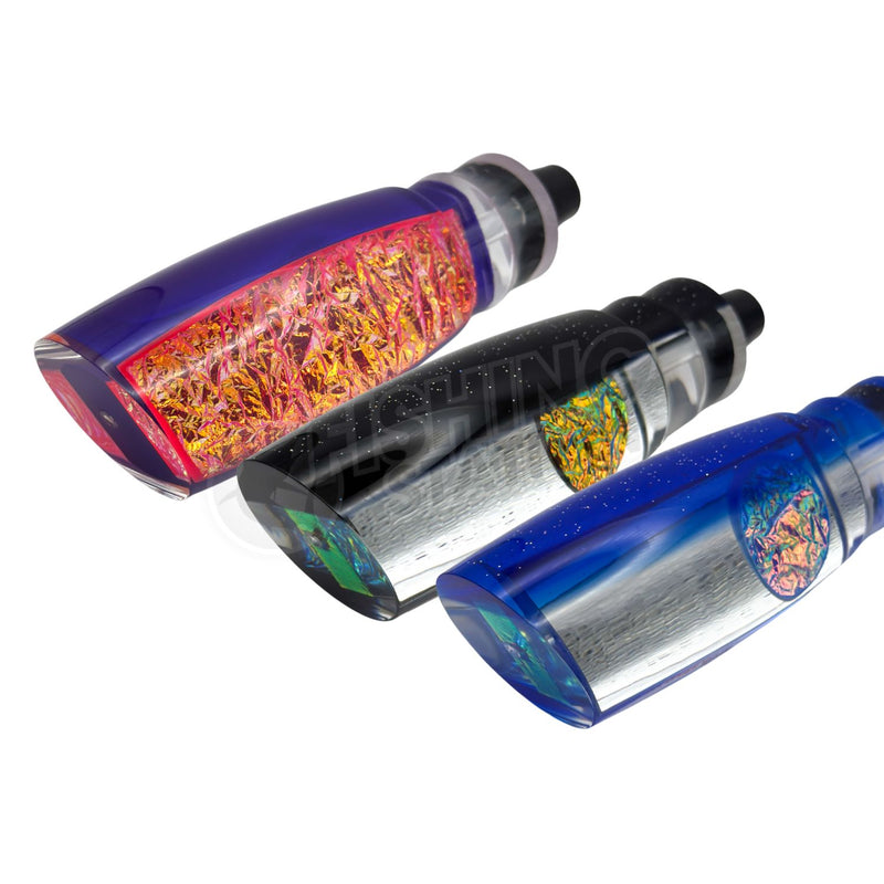 Load image into Gallery viewer, Billmark XXL Makaira Platinum Series Skirted Trolling Lure-Lure - Skirted Trolling-Billmark-Purple Gold Foil-Fishing Station
