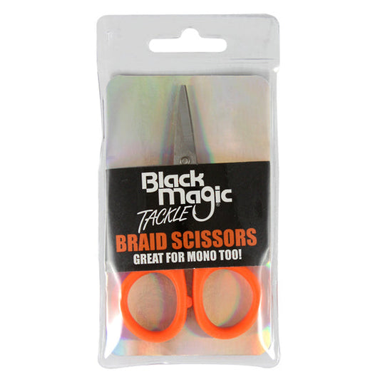 Black Magic Braid Scissors-Tools - Scissors, Cutters, & Knot Tools-Black Magic-Fishing Station