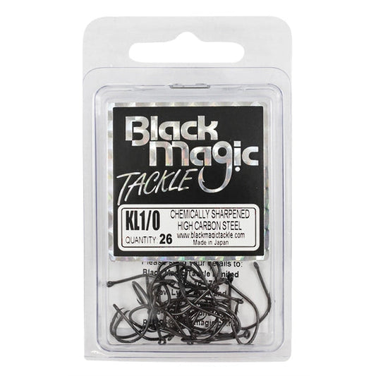 Black Magic KL Hook - Eco Pack-Hooks - Single-Black Magic-6 - 34pcs-Fishing Station