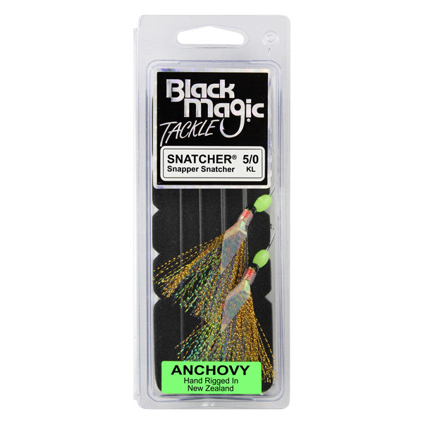 Load image into Gallery viewer, Black Magic Snapper Snatcher Rig - KL-Terminal Tackle - Pre-Made Rigs-Black Magic-Anchovy-5/0-Fishing Station
