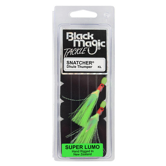 Load image into Gallery viewer, Black Magic Snapper Snatcher Rig - KL-Terminal Tackle - Pre-Made Rigs-Black Magic-Dhuie Thumper-5/0-Fishing Station
