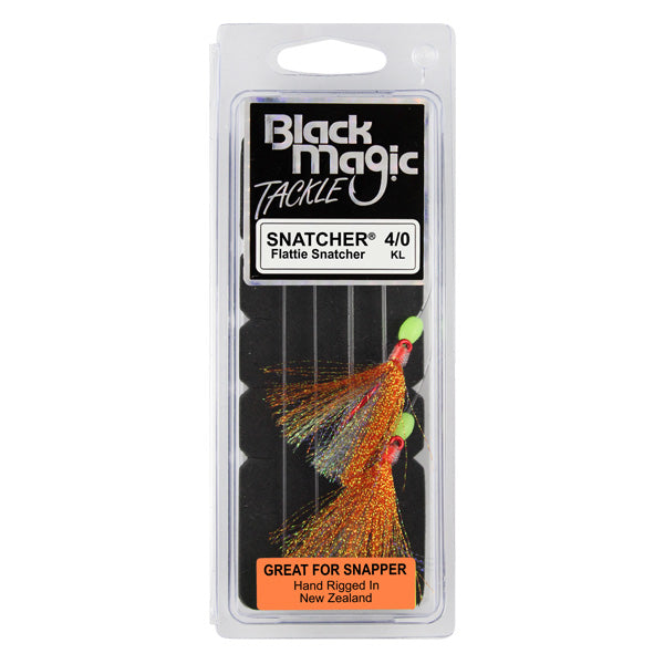 Load image into Gallery viewer, Black Magic Snapper Snatcher Rig - KL-Terminal Tackle - Pre-Made Rigs-Black Magic-Flattie Snatcher-4/0-Fishing Station
