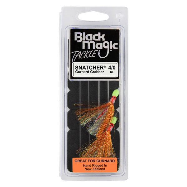 Load image into Gallery viewer, Black Magic Snapper Snatcher Rig - KL-Terminal Tackle - Pre-Made Rigs-Black Magic-Gurnard Grabber-4/0-Fishing Station
