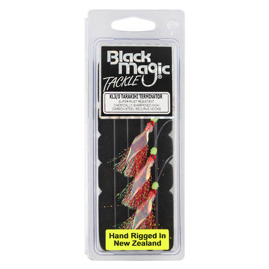 Load image into Gallery viewer, Black Magic Snapper Snatcher Rig - KL-Terminal Tackle - Pre-Made Rigs-Black Magic-Tarakihi Terminator-3/0-Fishing Station
