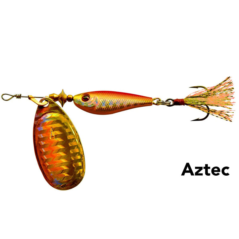 Load image into Gallery viewer, Black Magic Spinmax Lure-Lure - Spinnerbaits &amp; Spinners-Black Magic-Aztec-9.3g-Fishing Station
