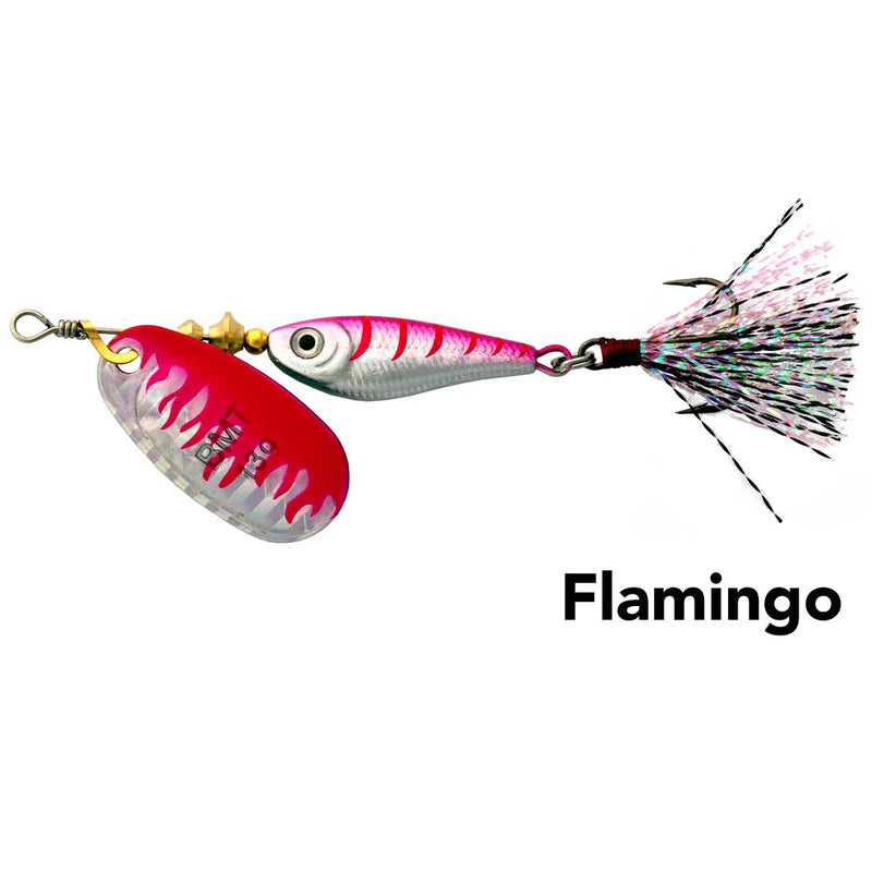 Load image into Gallery viewer, Black Magic Spinmax Lure-Lure - Spinnerbaits &amp; Spinners-Black Magic-Flamingo-9.3g-Fishing Station
