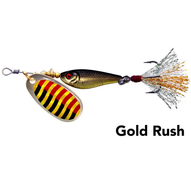 Load image into Gallery viewer, Black Magic Spinmax Lure-Lure - Spinnerbaits &amp; Spinners-Black Magic-Gold Rush-9.3g-Fishing Station
