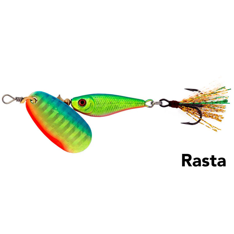 Load image into Gallery viewer, Black Magic Spinmax Lure-Lure - Spinnerbaits &amp; Spinners-Black Magic-Aztec-9.3g-Fishing Station
