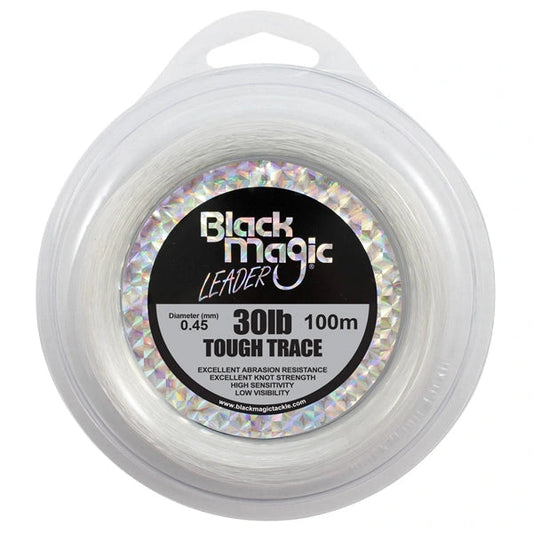 Black Magic Tough Trace-Line - Leader-Black Magic-20lb (100mtrs)-Fishing Station