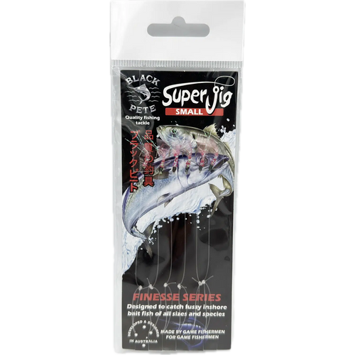Black Pete Finesse Series Bait Jig-Lure - Sabiki /Bait Jig-Black Pete-Small (size 8)-Fishing Station