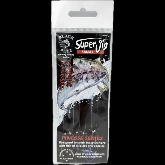 Black Pete Finesse Series Bait Jig-Lure - Sabiki /Bait Jig-Black Pete-Small (size 8)-Fishing Station