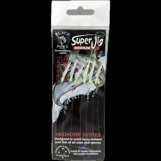 Black Pete Inshore Bait Jig-Lure - Sabiki /Bait Jig-Black Pete-Small (size 8)-Fishing Station