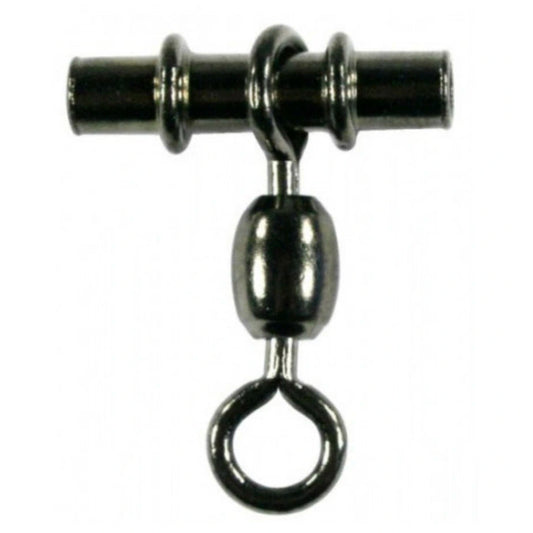Black Pete Sleeve with Crane Swivel-Terminal Tackle - Swivels & Snaps-Black Pete-4 - (10pc)-Fishing Station
