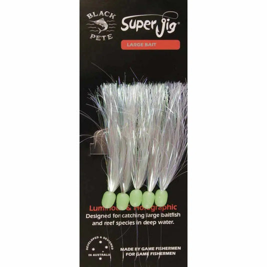 Black Pete Super Bait Jig-Lure - Sabiki /Bait Jig-Black Pete-Small #8-Fishing Station