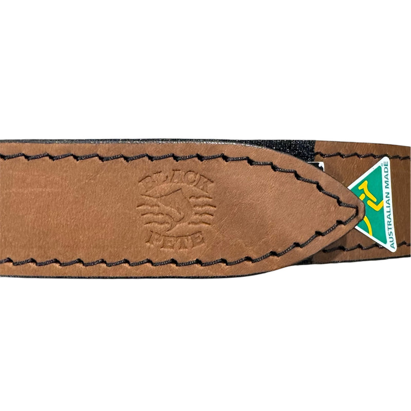Load image into Gallery viewer, Black Pete Genuine Leather Deckie Belt
