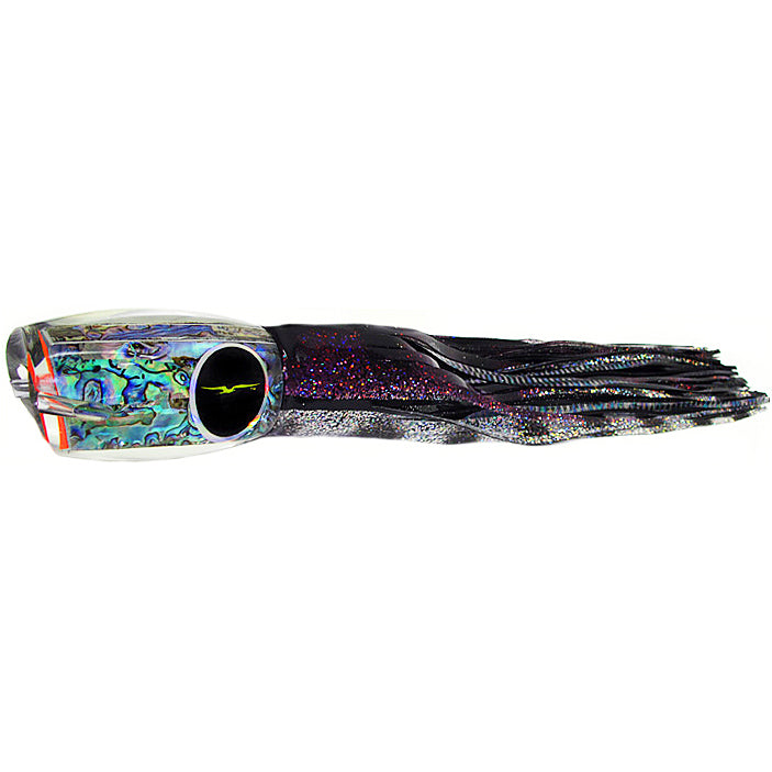 Load image into Gallery viewer, Black Bart Blue Breakfast Skirted Trolling Lure
